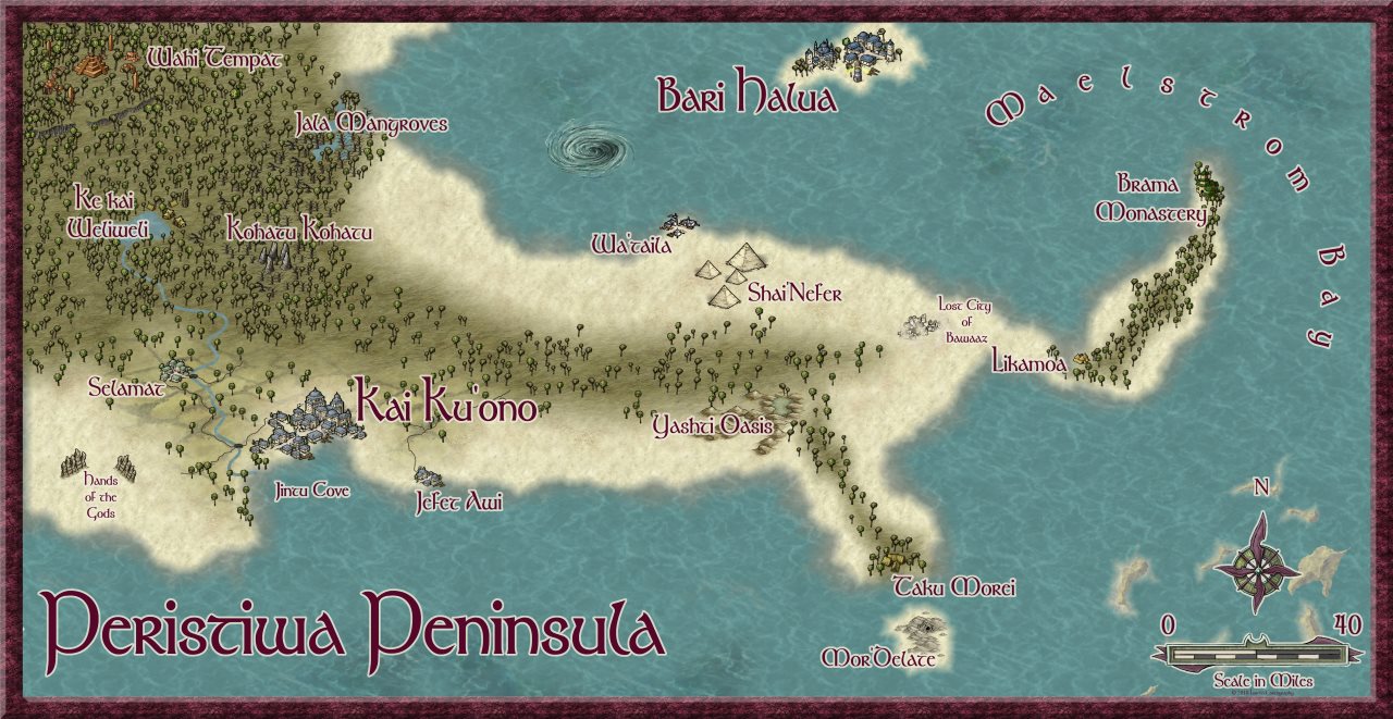 Nibirum Map: peristiwa peninsula by Lorelei